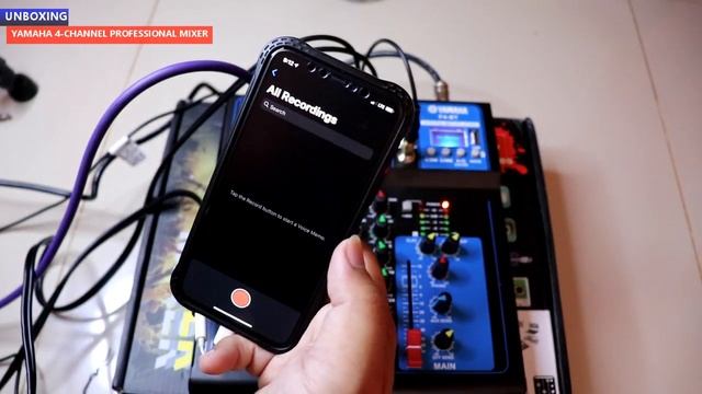 Yamaha 4 Channel Professional Mixer quick set up смотреть онлайн