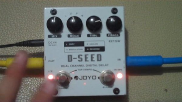 Joyo D-SEED Dual channel Delay Test Pt.2