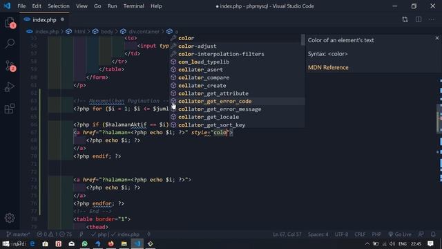 PHP & MySQL-Tutorial Membuat Fitur Pagination dan Searching Data di PHP dan MySQL смотреть онлайн