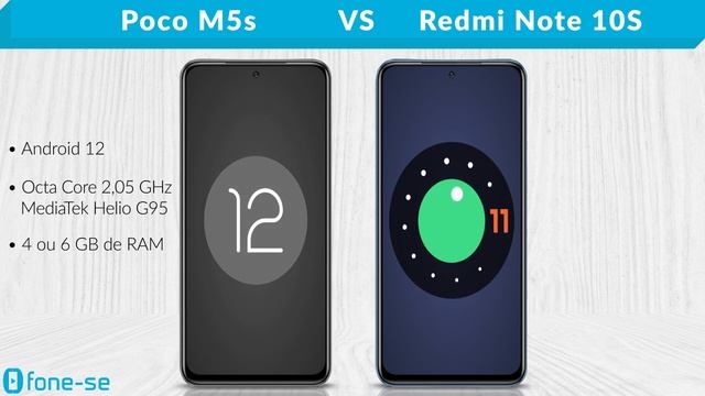 Poco M5s vs Redmi Note 10S (Comparativo) смотреть онлайн