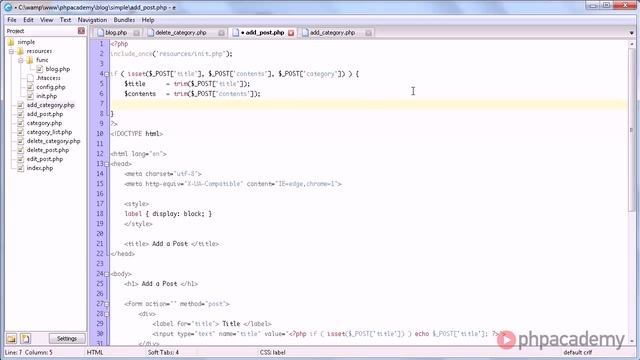 PHP Tutorials: Creating a Blog (Part 6/11) смотреть онлайн
