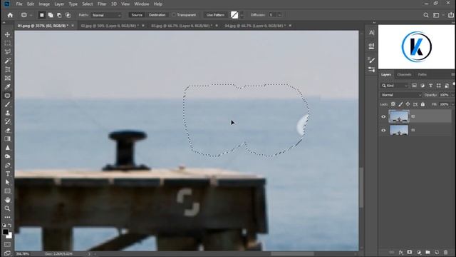 How to Use Patch Tool & Content Aware Move Tool in Photoshop Tamil Tutorial - Lesson 11 смотреть онлайн