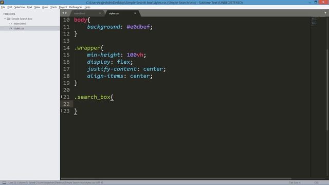 Simple Search Box In HTML and CSS || Simple Search bar смотреть онлайн