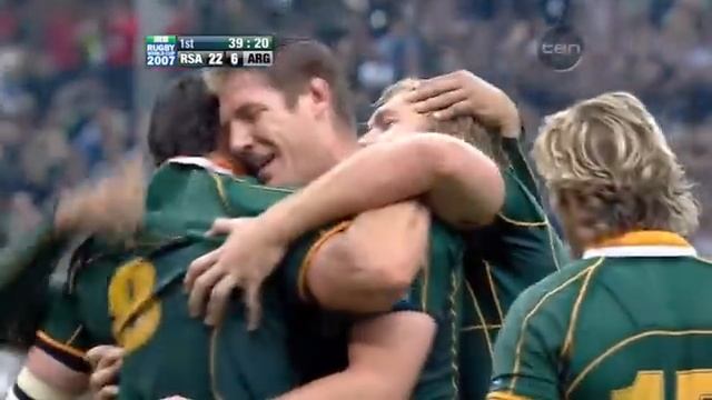 Rugby 2007. Semifinal. South Africa V Argentina
