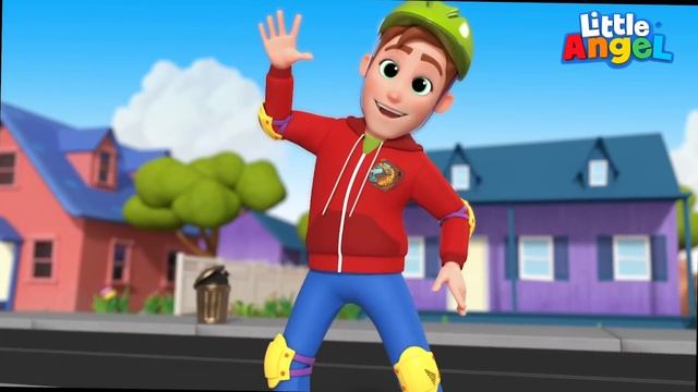 Baby John Goes to the Doctor | Little Angel And Friends Fun Educational Songs смотреть онлайн