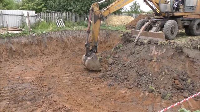 Цокольный этаж рытье котлована смотреть онлайн