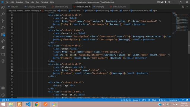 Laravel 9 Ecommerce - Part 7: Category View, edit update, confirm delete using Livewire in Laravel смотреть онлайн