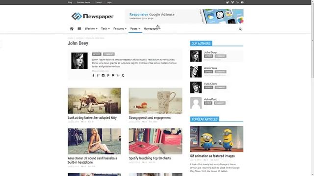 Newspaper WordPress Theme FREE Download смотреть онлайн
