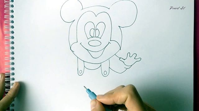 HOW TO DRAW MICKEY MOUSE. STEP BY STEP. MINNIE. МИКИ МАУС смотреть онлайн