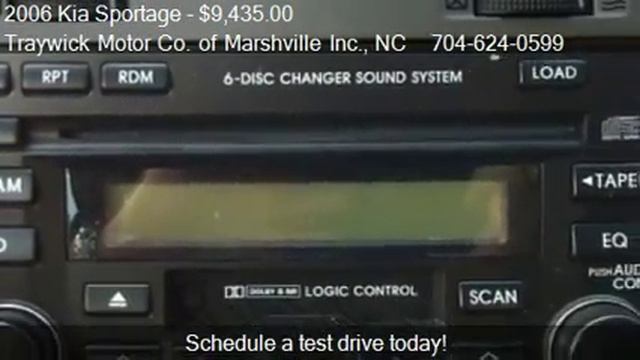 2006 Kia Sportage EX V6 4WD - for sale in Marshville, NC 281 смотреть онлайн