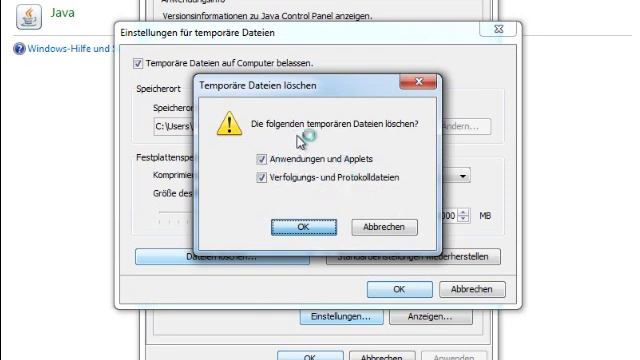 Windows 7 & XP Java Cache löschen смотреть онлайн