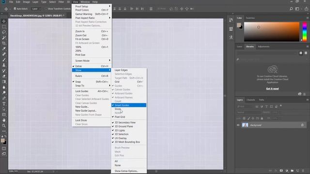 How to Turn Off or Turn On Pixel Grid in Photoshop смотреть онлайн