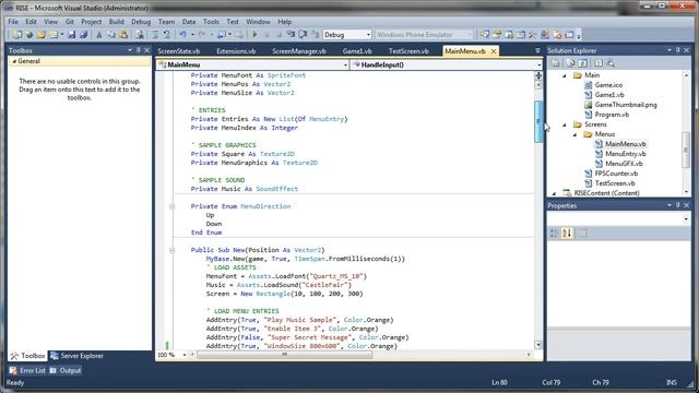 Project RISE Update #2 - VB.NET / XNA Game Engine смотреть онлайн