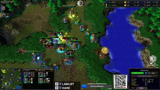 Командный Турнир: Ancient of Wonders Cup 2023 - День 4: LawLiet vs Moon смотреть онлайн