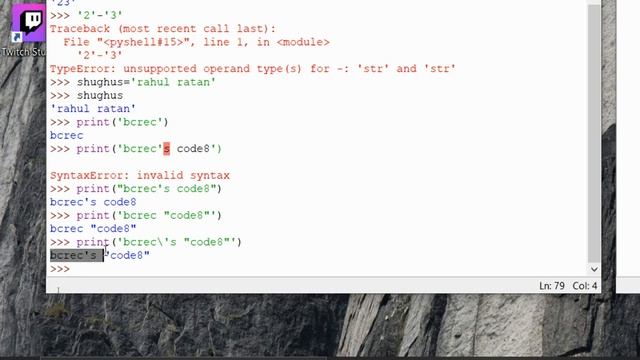 2- CODE 8 PYTHON CLASS || Data types ||Variables || Strings смотреть онлайн