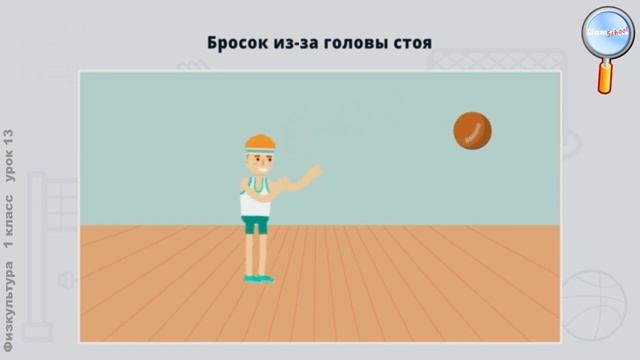 Броски мяча 1 и 2 мя руками в вертикальную цель смотреть онлайн