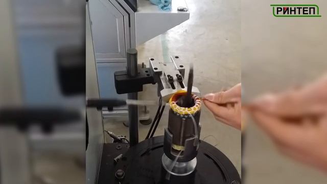 Автоматическая машина для шнуровки катушки статора смотреть онлайн