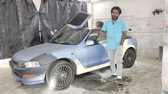 toyota sera Part 1 full body paint #youtube #car #paint #tiptur смотреть онлайн