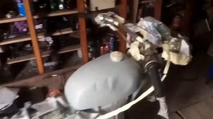 Покраска мотоцикла Минск 125 с балончика! Бистро, дёшево и на века...