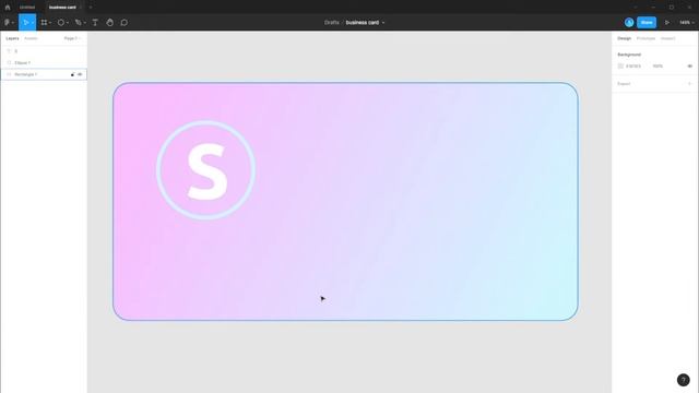 Business Card Design | Figma смотреть онлайн