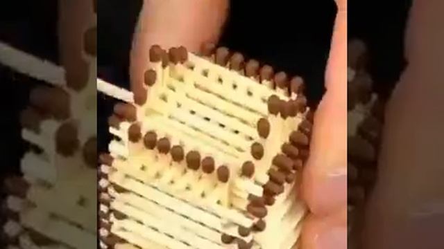 Как сделать дом из спичек смотреть онлайн