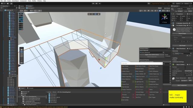 Fixing my ProBuilder-made Level Design in Unity (Improving "Stand Against") смотреть онлайн
