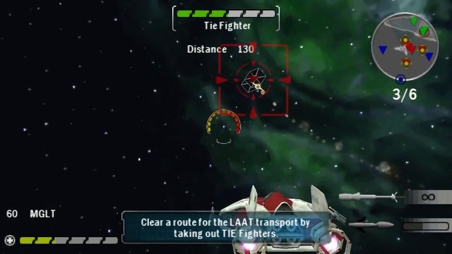 Прохождение Star Wars Battlefront: Renegade Squadron (PSP) #4 - Космическое пространство Кесселя смотреть онлайн