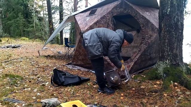 hot tent, rain, autumn, travel, camping, honda crv rd1, осенний кемпинг смотреть онлайн