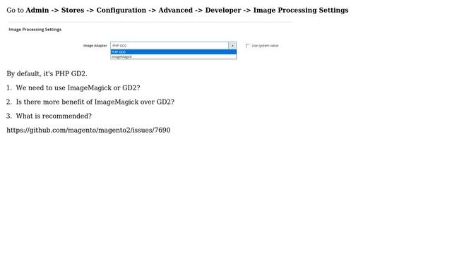 Magento: Magento 2: Image Processing Settings - GD2 V/s ImageMagick смотреть онлайн