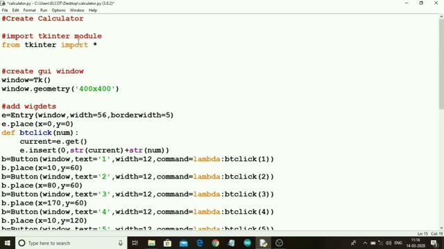 #How to create calculator in Tamil using python tkinter part-1.13|#Python in Tamil(PIT)| смотреть онлайн