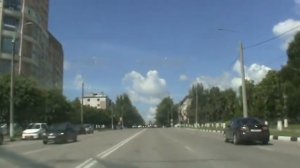 Пример экзаменационного маршрута ГИБДД во Владимире