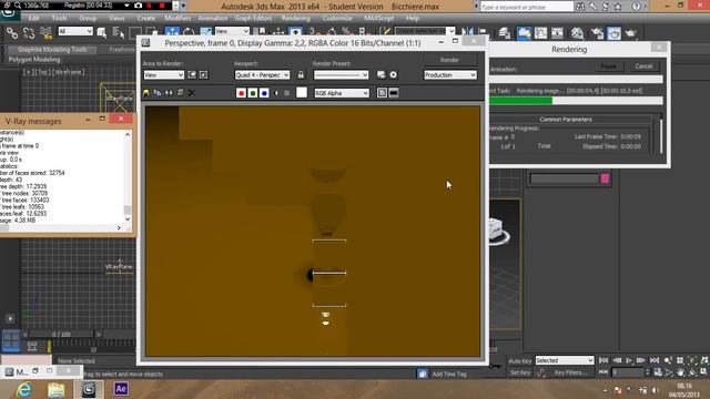 3ds max tutorial - Materiale vetro + Vray 2.0 смотреть онлайн