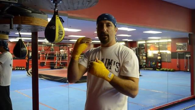 How To Hit The Speed Bag. Speedbag For Beginners.