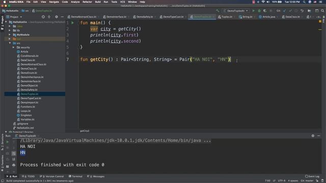 20 Kotlin → Tuples смотреть онлайн