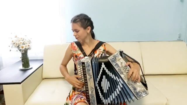 Диана Гранкина - "Яблоневый вечер" Песни под гармонь, душевно, тепло и с любовью! смотреть онлайн
