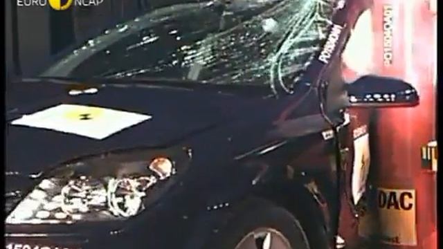 Opel Astra H 2004 Euro NCAP Crash Test смотреть онлайн
