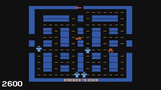 Arcade Games Vs Atari 2600 - Lock 'N' Chase смотреть онлайн