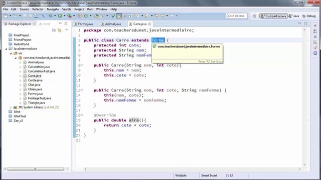 JAVA (Intermédiaire) - 34 - Differences entre classes abstraites et Interfaces смотреть онлайн