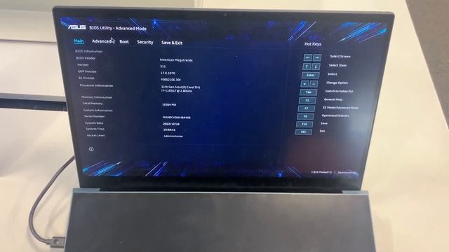 Asus ZenBook Duo 14 UX482E- How To Enter Bios/UEFI Settings & Boot Menu Options смотреть онлайн