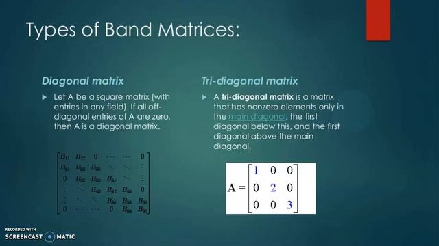 sparse matrices смотреть онлайн