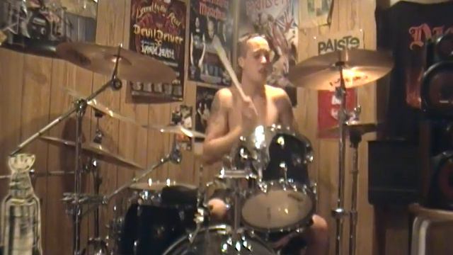 My Darkest Days - "Porn Star Dancing" drum cover смотреть онлайн