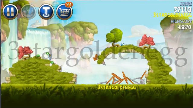 Angry Birds Star Wars 2 B1-12 Naboo Invasion Level B1-12 by 3stargoldenegg смотреть онлайн