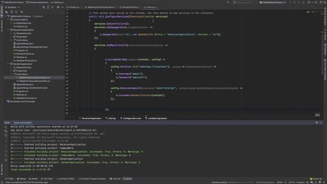 RabbitMQ ASP NET CORE 5 (part- 08 Command Send final part ) смотреть онлайн