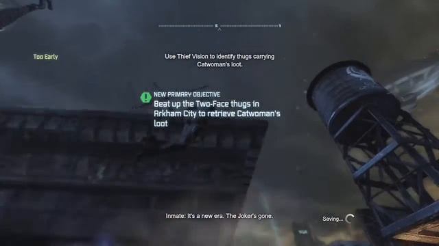 Batman Arkham City: Catwomen 8 Leap Claw Climb Challenge смотреть онлайн