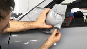 Как оклеить зеркало виниловой плёнкой. Oracal 970 GRA 076