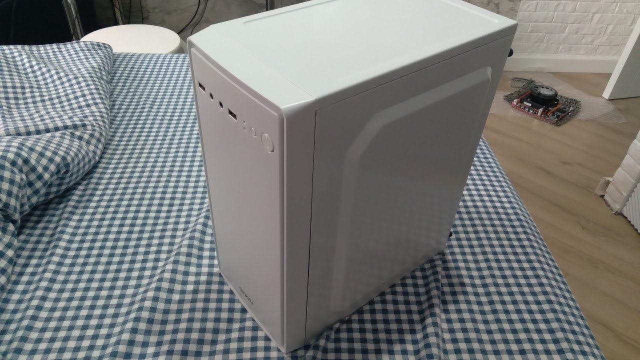 Обзор на корпус для компьютера Ginzzu B185 White смотреть онлайн
