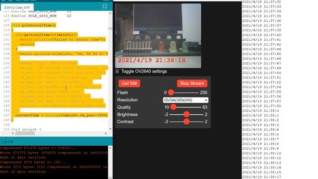 ESP32-CAM NTP Server смотреть онлайн