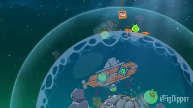 Angry Birds Space Pig Dipper смотреть онлайн