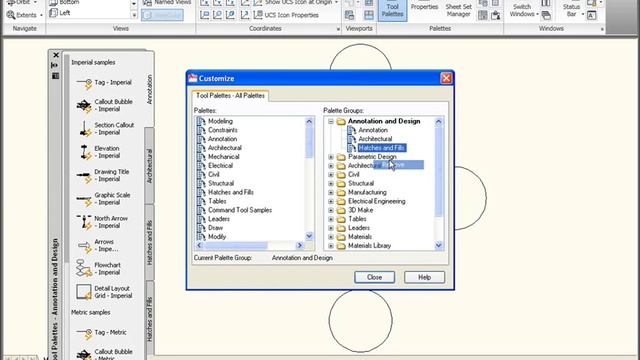 19 Dynamic Blocks Pt 6 Tool Palettes смотреть онлайн