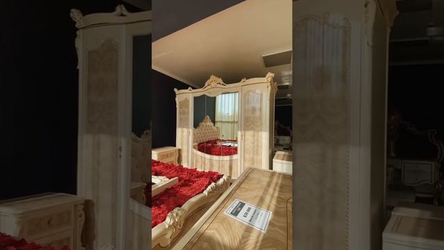 Спальный гарнитур Констанция крем. Производство Россия. Мебельный салон VIDMEBEL. смотреть онлайн